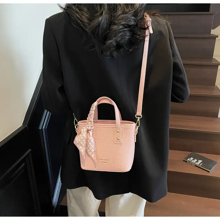 Pink Textured Shoulder Bag for Women 2025 — feature 21