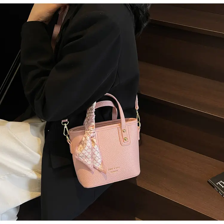 Pink Textured Shoulder Bag for Women 2025 — feature 22