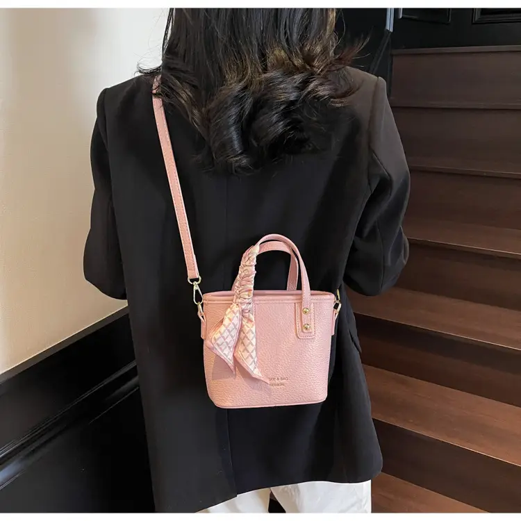 Pink Textured Shoulder Bag for Women 2025 — feature 26