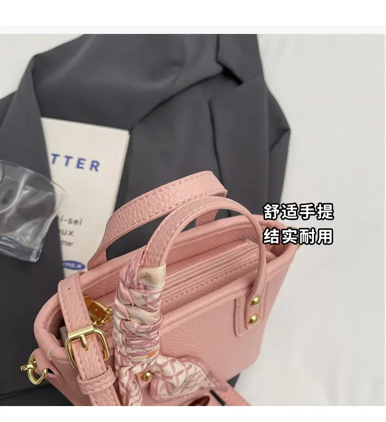 Pink Textured Shoulder Bag for Women 2025 — feature 5