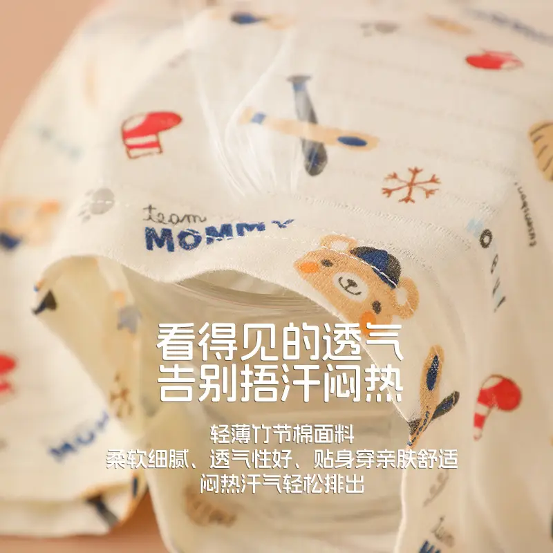 3-Piece Kids Sweatshirt Set Pure Cotton Summer Pajamas - Image 10