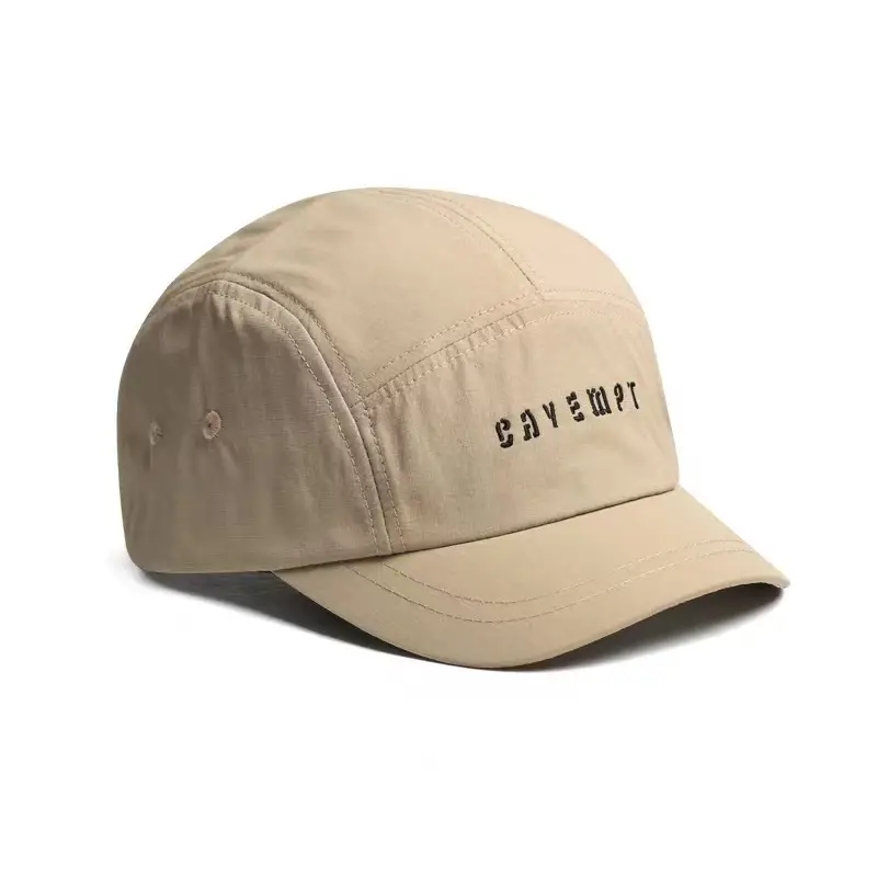 Women's Korean Style Sunshade Cap Gray with Embroidery - Image 5