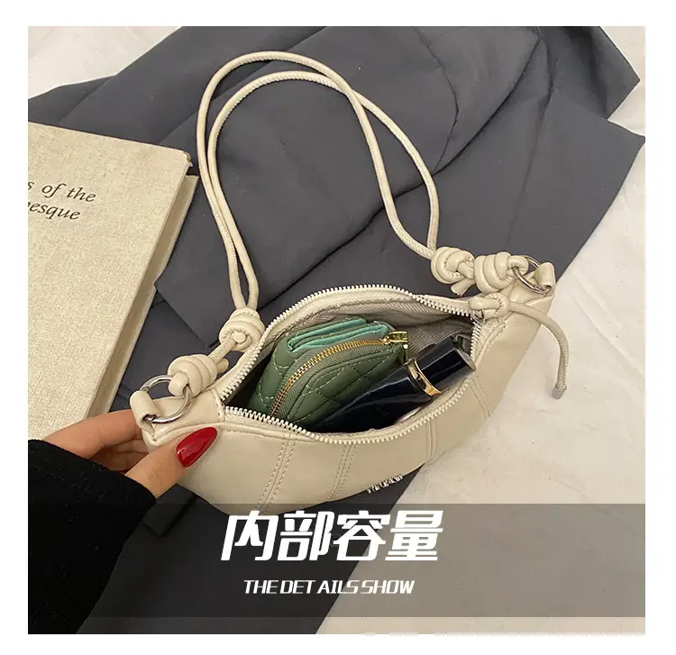 Korean Style Women's Tan Shoulder Bag 2026 New — feature 10