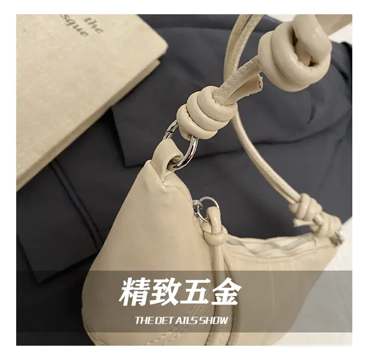 Korean Style Women's Tan Shoulder Bag 2026 New — feature 11