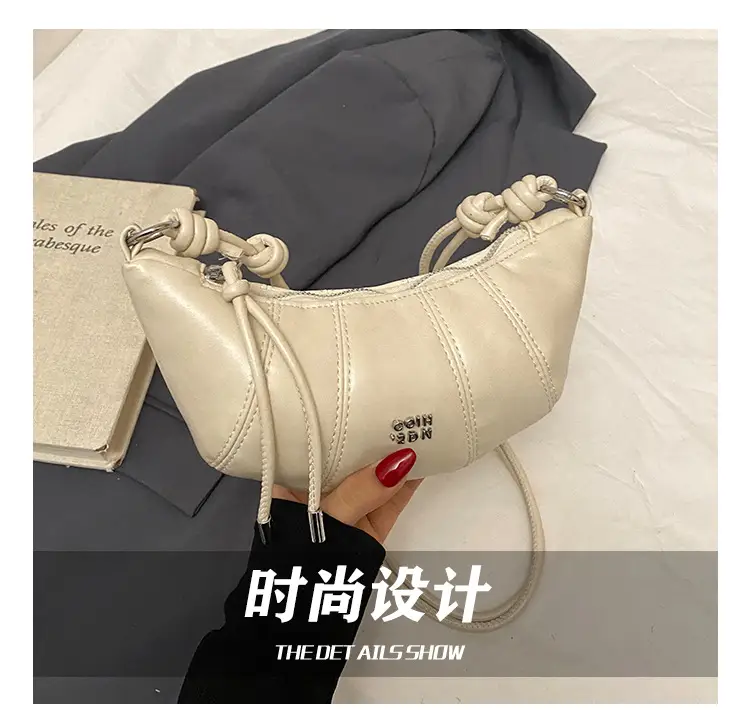 Korean Style Women's Tan Shoulder Bag 2026 New — feature 12