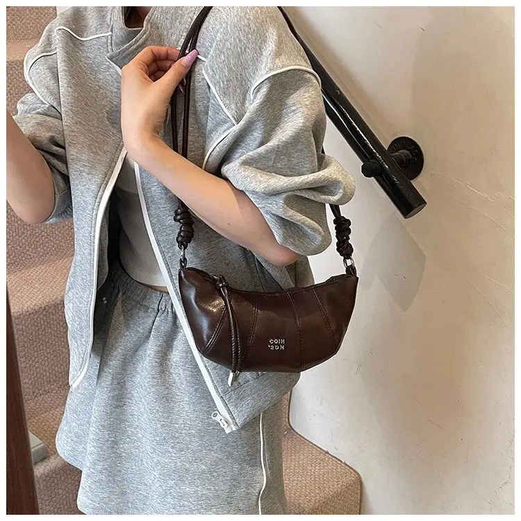 Korean Style Women's Tan Shoulder Bag 2026 New — feature 25