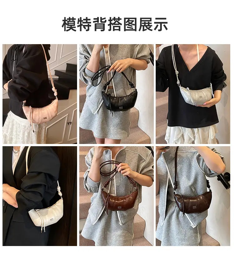 Korean Style Women's Tan Shoulder Bag 2026 New — feature 3