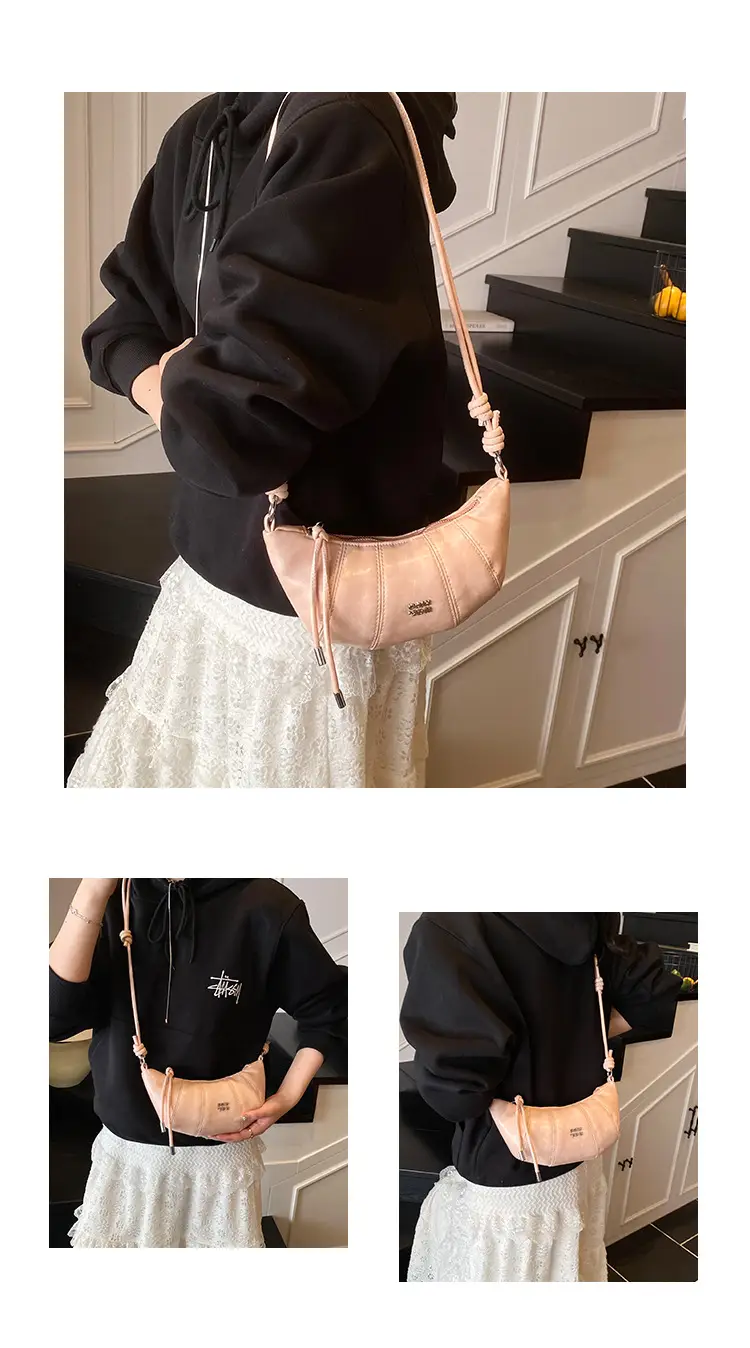 Korean Style Women's Tan Shoulder Bag 2026 New — feature 4