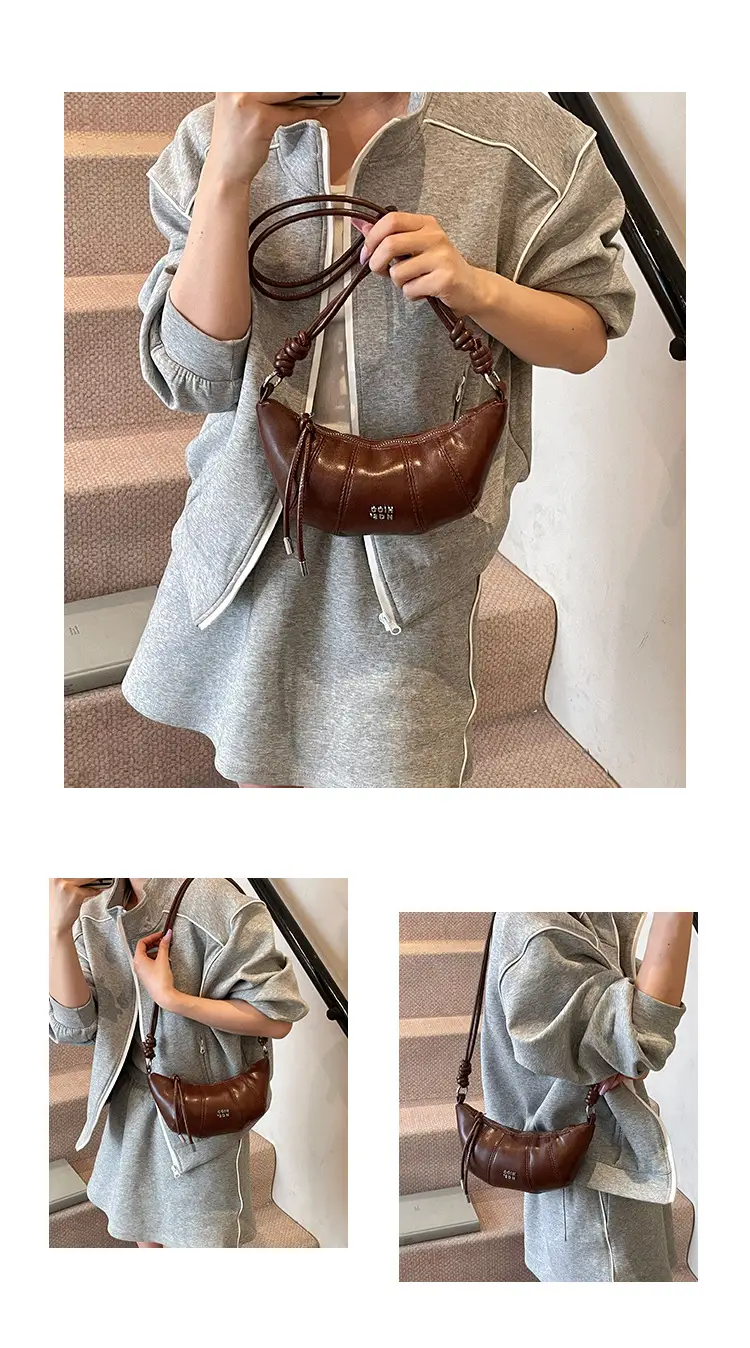Korean Style Women's Tan Shoulder Bag 2026 New — feature 6