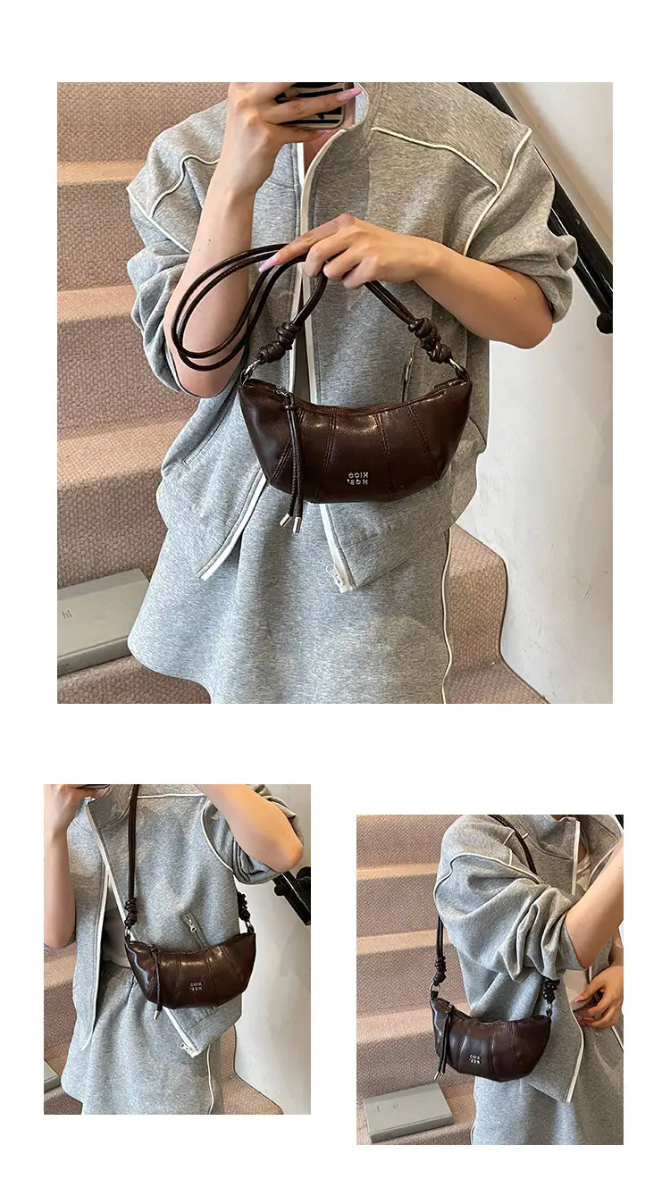 Korean Style Women's Tan Shoulder Bag 2026 New — feature 7