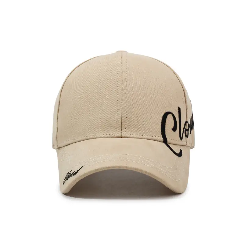Maroon Cloud Letter Embroidered Baseball Cap - Image 8
