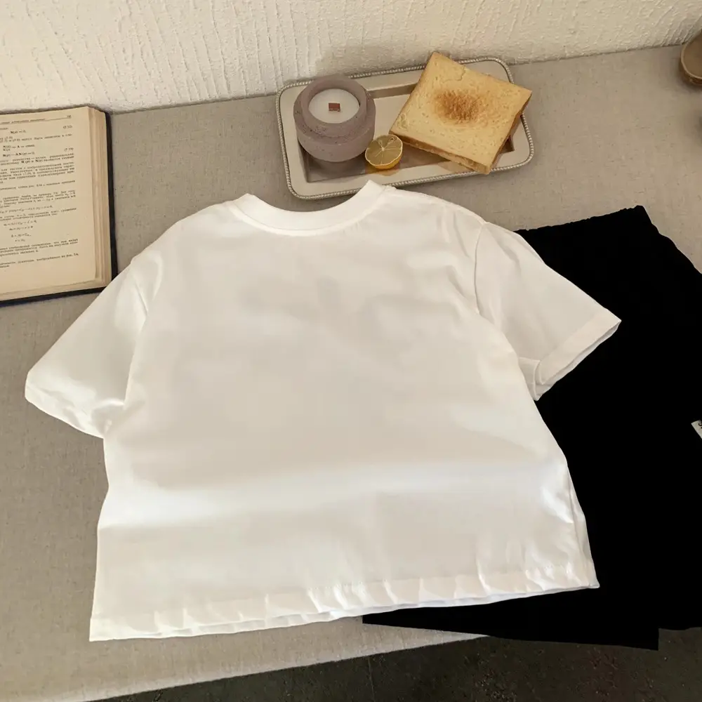 Kids White Ok! Print T-Shirt Medium Large 2025 — feature 7