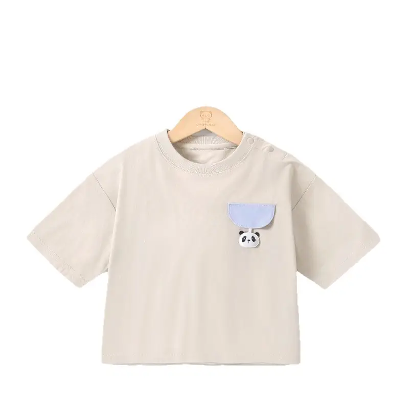 Kaka Panda Boys T-Shirt Beige Short Sleeve - Image 6