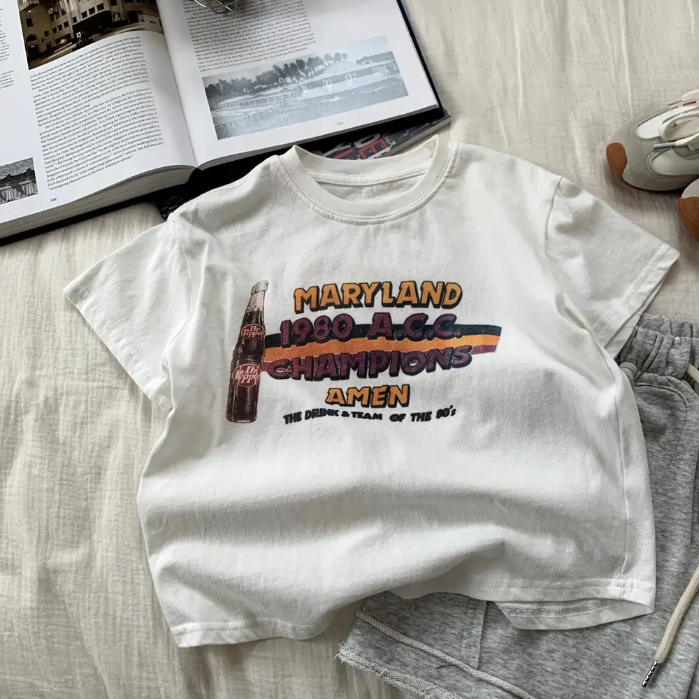 Children's T-Shirt Set Gray White Harry Potter Print