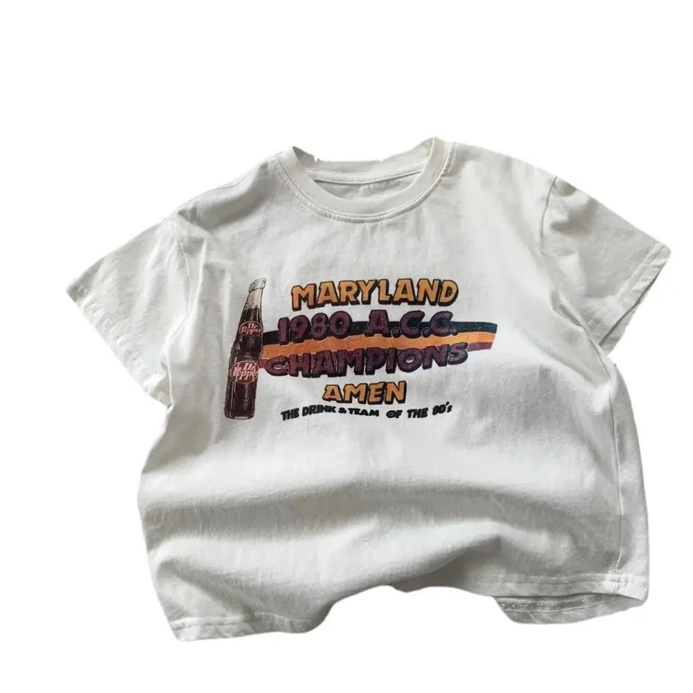 Children's T-Shirt Set Gray White Harry Potter Print