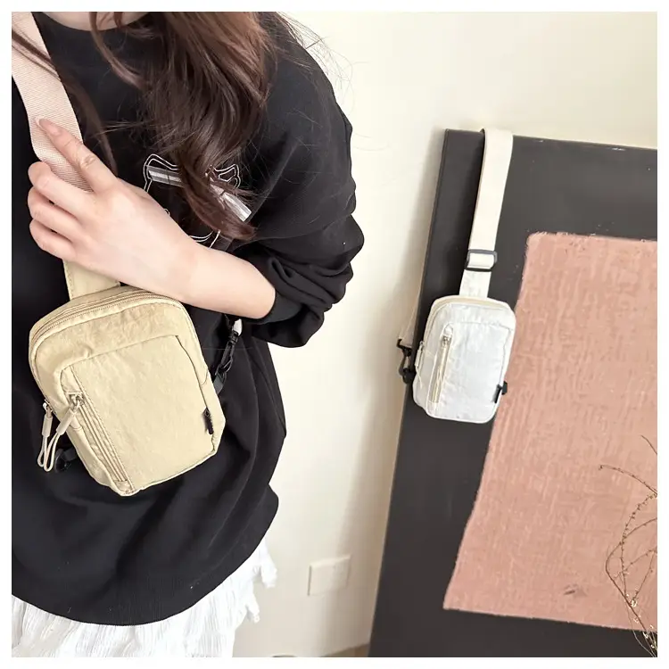 Women's Orange Mini Shoulder Bag with Strap — feature 15