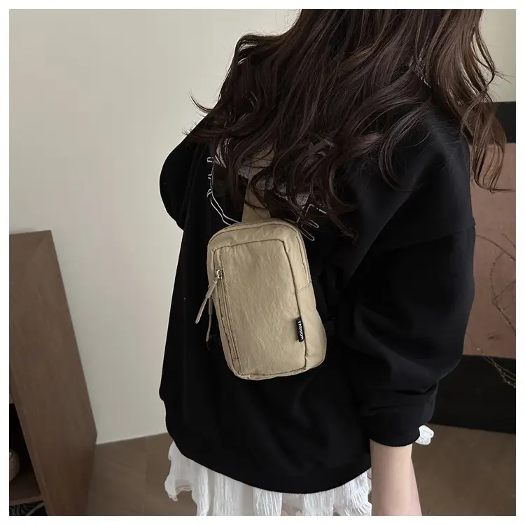 Women's Orange Mini Shoulder Bag with Strap — feature 18