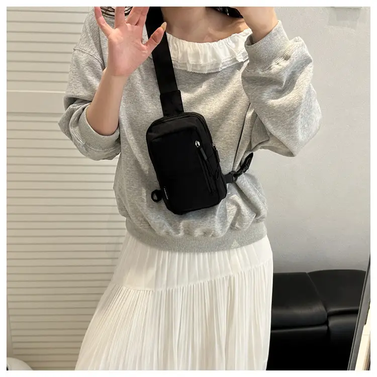Women's Orange Mini Shoulder Bag with Strap — feature 28