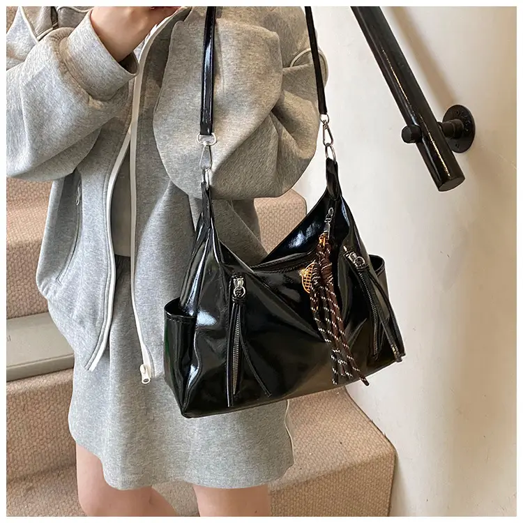 Women's Brown Leather Shoulder Crossbody Bag 2025 — feature 15