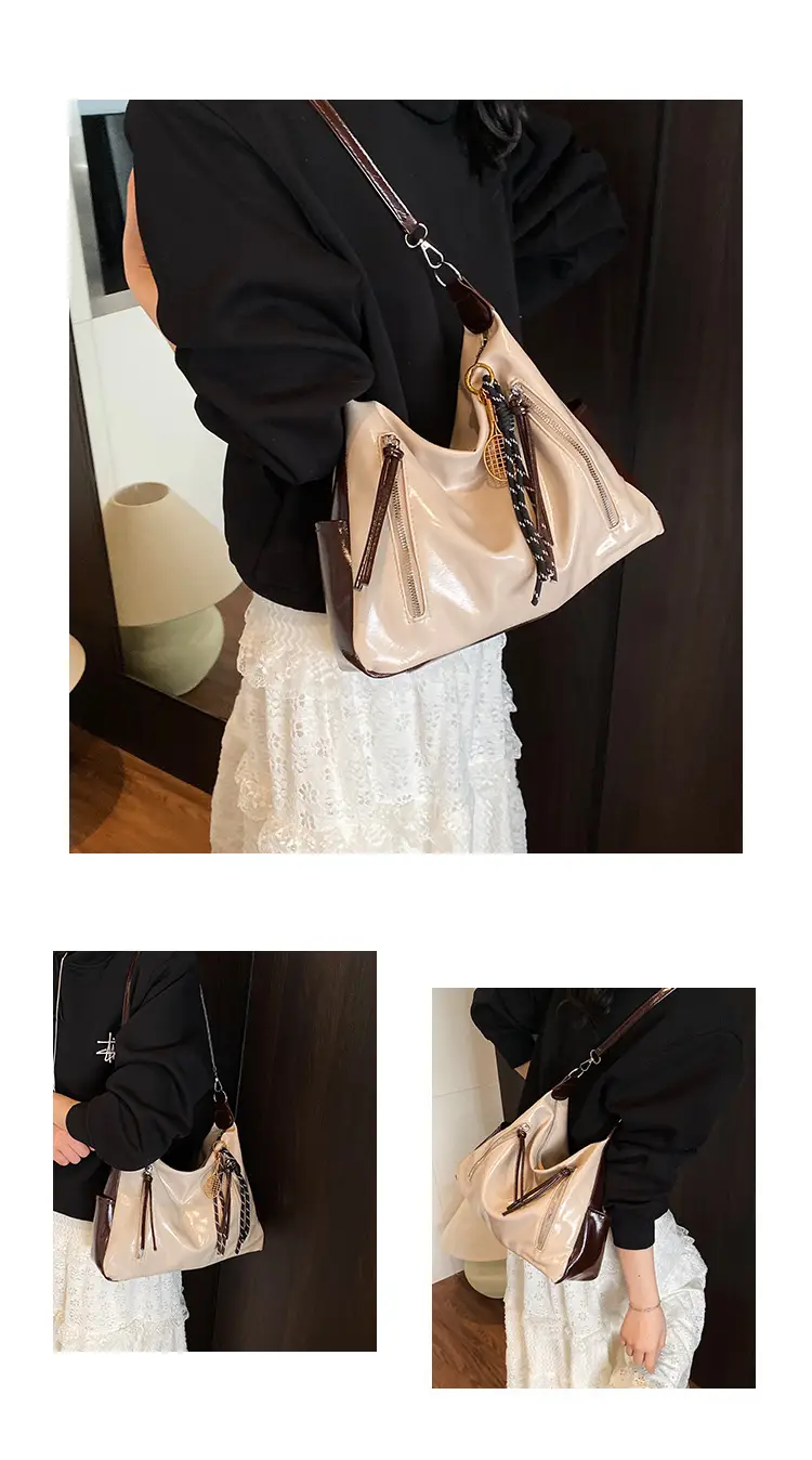 Women's Brown Leather Shoulder Crossbody Bag 2025 — feature 23