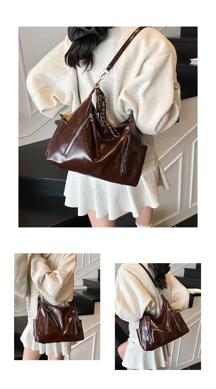 Women's Brown Leather Shoulder Crossbody Bag 2025 — feature 25