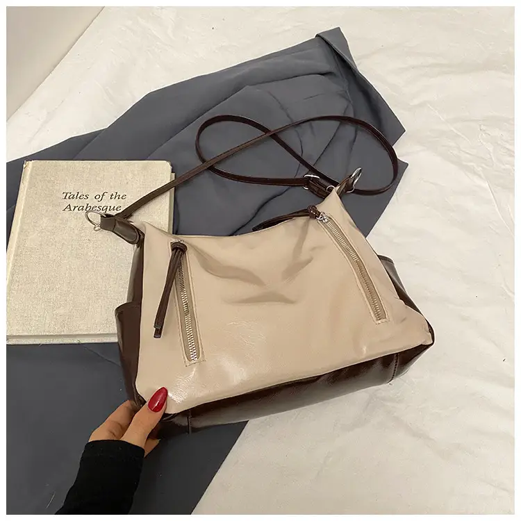 Women's Brown Leather Shoulder Crossbody Bag 2025 - Image 5