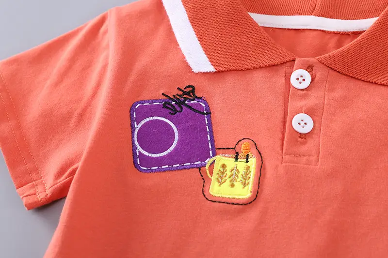 Children's Blue Polo Shirt & Shorts Set 2025 Style — feature 7
