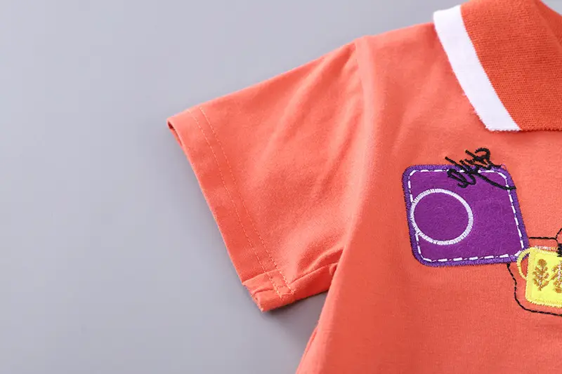 Children's Blue Polo Shirt & Shorts Set 2025 Style — feature 8