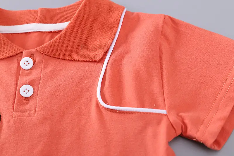 Children's Blue Polo Shirt & Shorts Set 2025 Style — feature 9