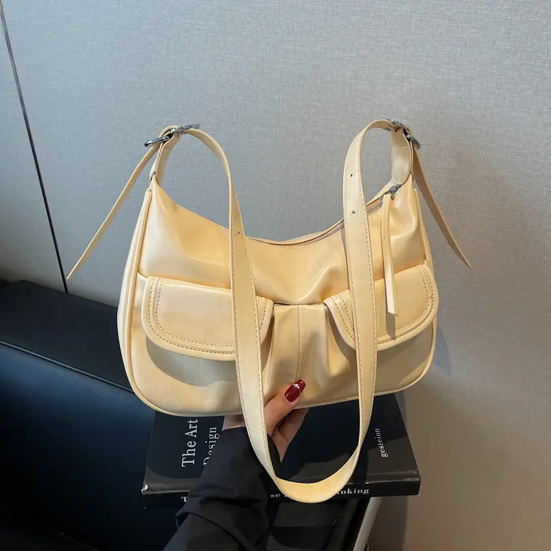 2025 Women's Creamy Armpit Bag with Detachable Strap - Image 6