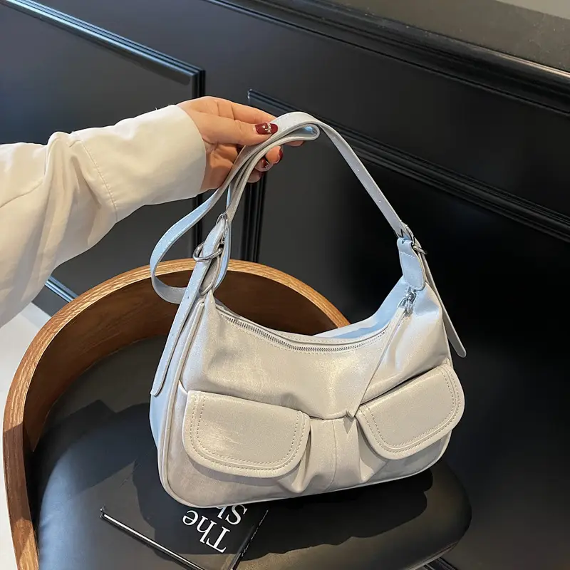 2025 Women's Creamy Armpit Bag with Detachable Strap - Image 7
