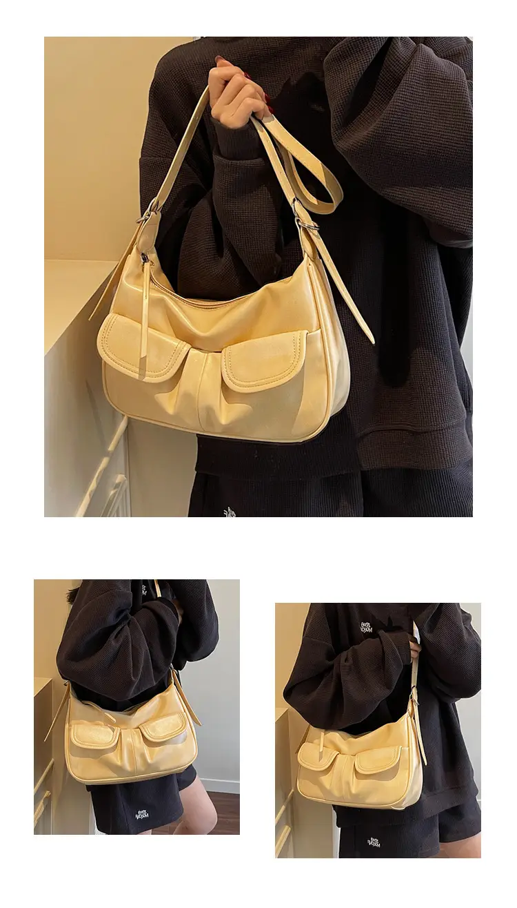 2025 Women's Creamy Armpit Bag with Detachable Strap — feature 11