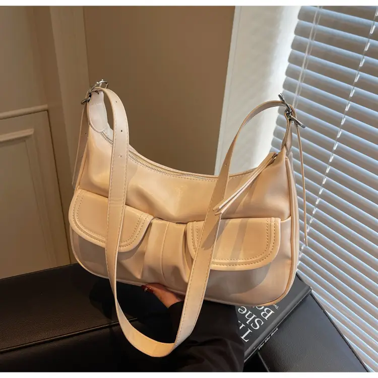 2025 Women's Creamy Armpit Bag with Detachable Strap — feature 15