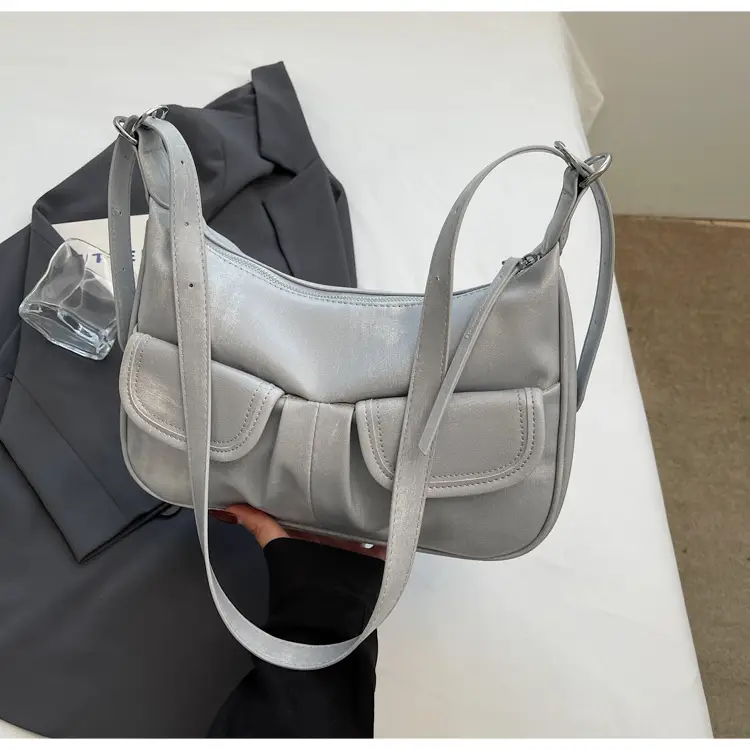 2025 Women's Creamy Armpit Bag with Detachable Strap - Image 4