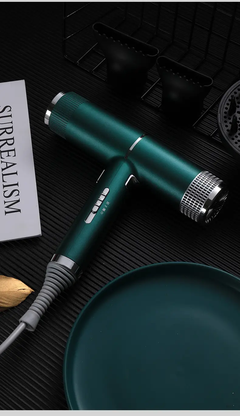 Silver High-Speed Hair Dryer with Negative Ion & Wind Filter — feature 19