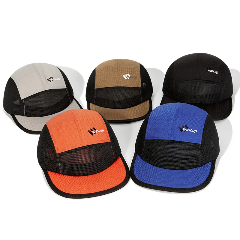 Men Blue Orange Baseball Caps Lightweight Waterproof Outdoor Running Hat - Image 6