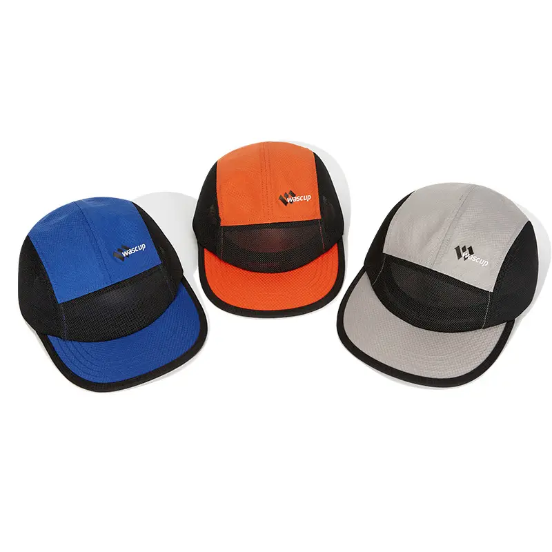 Men Blue Orange Baseball Caps Lightweight Waterproof Outdoor Running Hat - Image 7