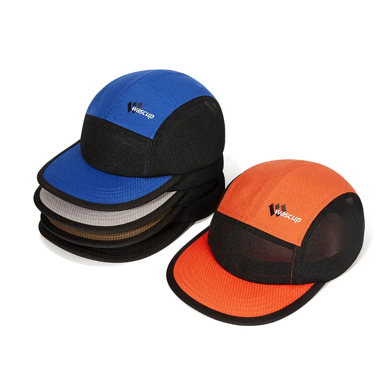 Men Blue Orange Baseball Caps Lightweight Waterproof Outdoor Running Hat - Image 9