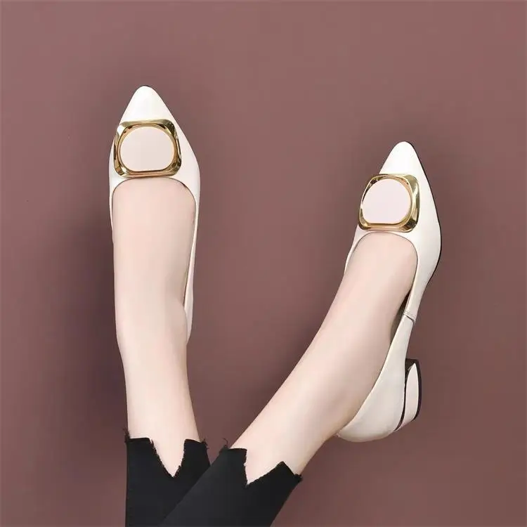 Black Patent Leather Women's Flat Heels Spring Summer — feature 3