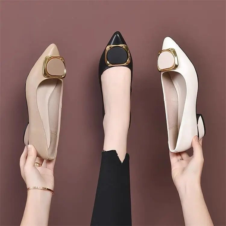 Black Patent Leather Women's Flat Heels Spring Summer — feature 9