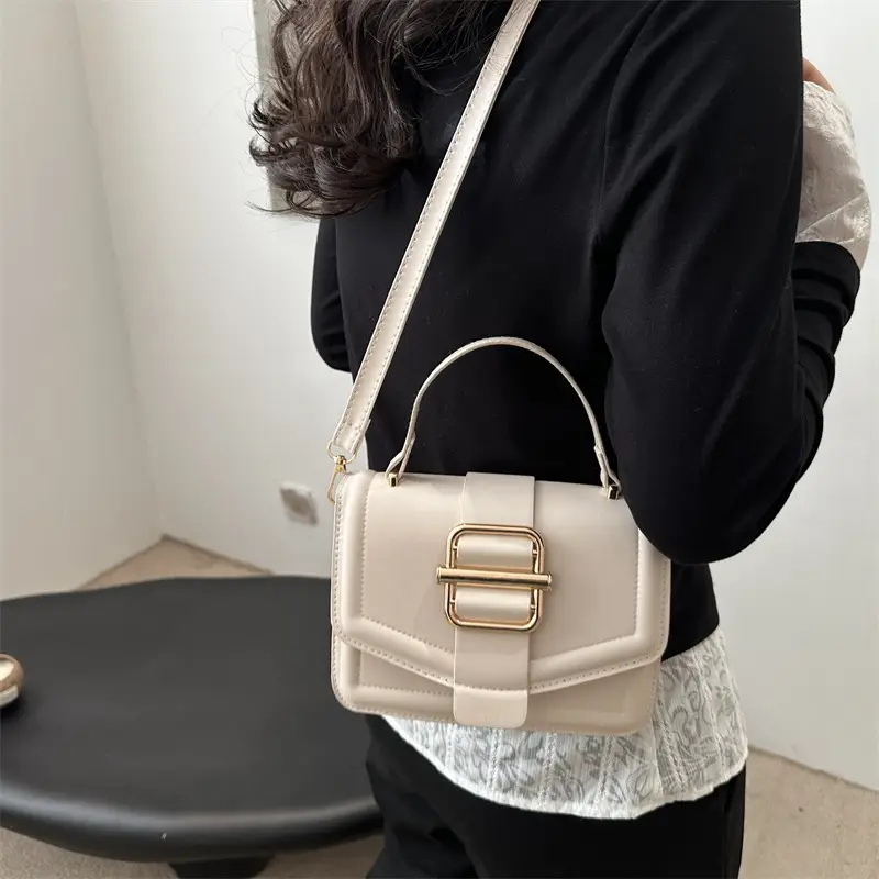 Red Magnetic Buckle Shoulder Bag for Women 2025 - Image 6