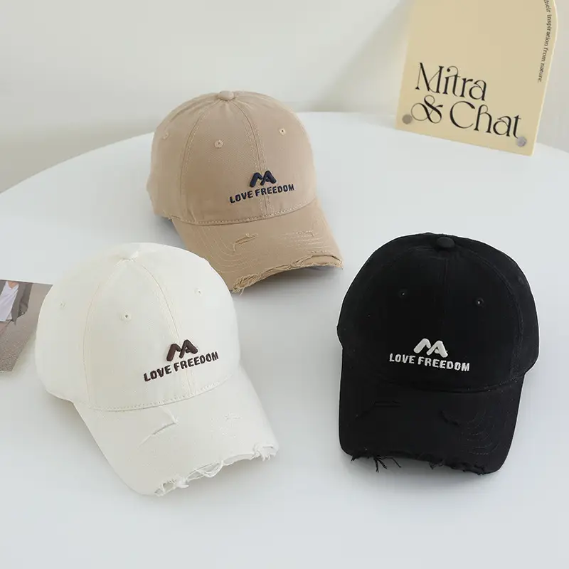 Pink Embroidered Baseball Cap Unisex Korean Style - Image 12