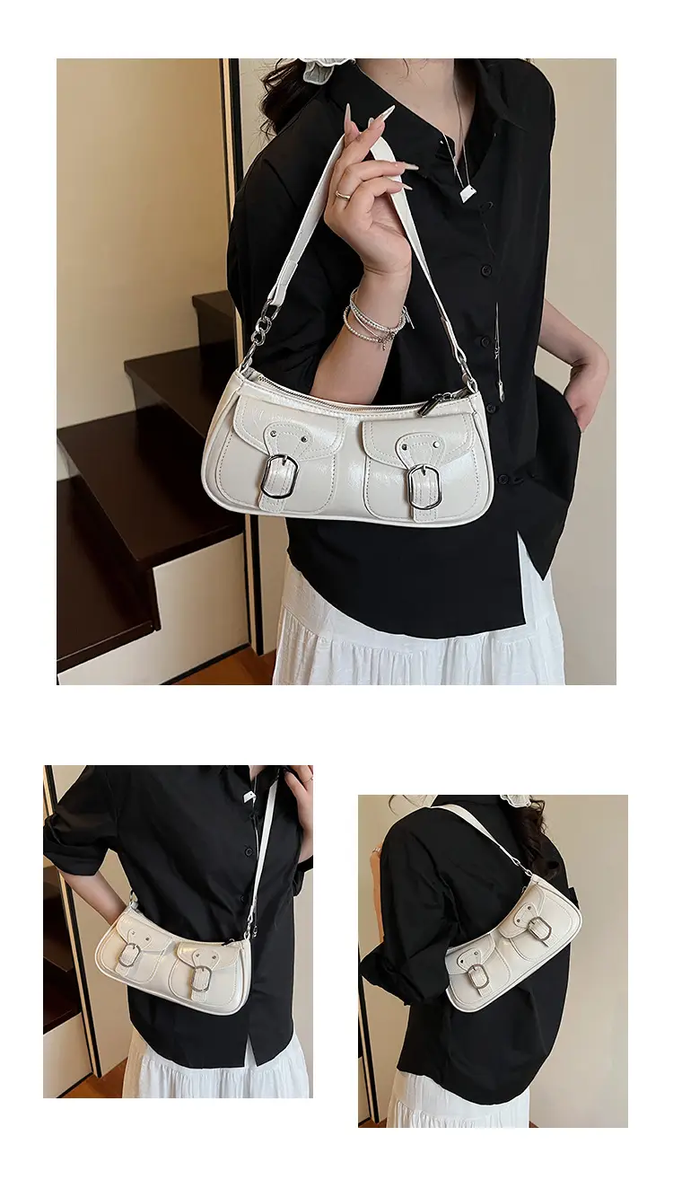 Black Pleated Underarm Bag for Women 2025 — feature 13
