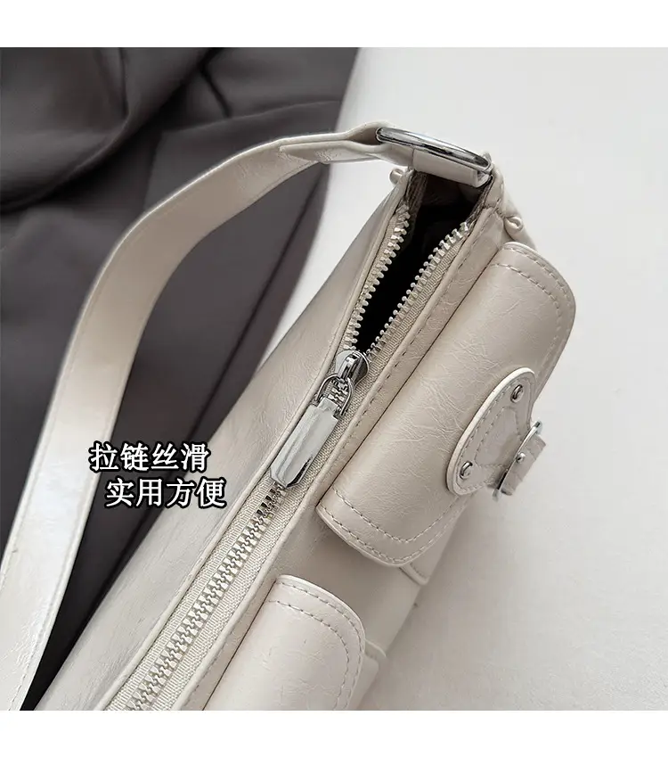 Black Pleated Underarm Bag for Women 2025 — feature 5