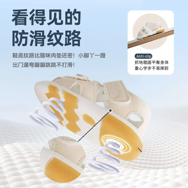 Summer Baby Toddler Shoes for Women, Breathable Baby Sandals, Non-Slip Soft Sole Screaming Shoes, 0 to 1 Year Old Infant Shoes for Men - Image 5