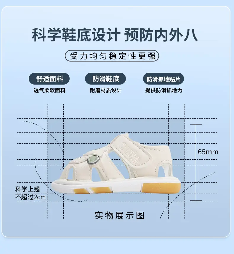 Summer Baby Toddler Shoes for Women, Breathable Baby Sandals, Non-Slip Soft Sole Screaming Shoes, 0 to 1 Year Old Infant Shoes for Men — feature 20