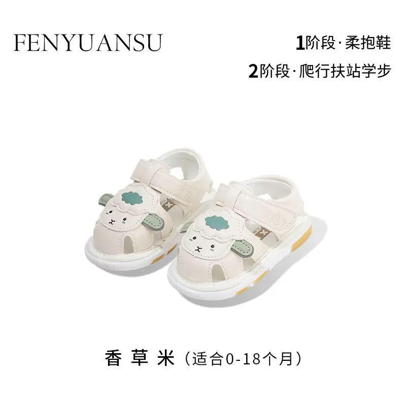 Summer Baby Toddler Shoes for Women, Breathable Baby Sandals, Non-Slip Soft Sole Screaming Shoes, 0 to 1 Year Old Infant Shoes for Men