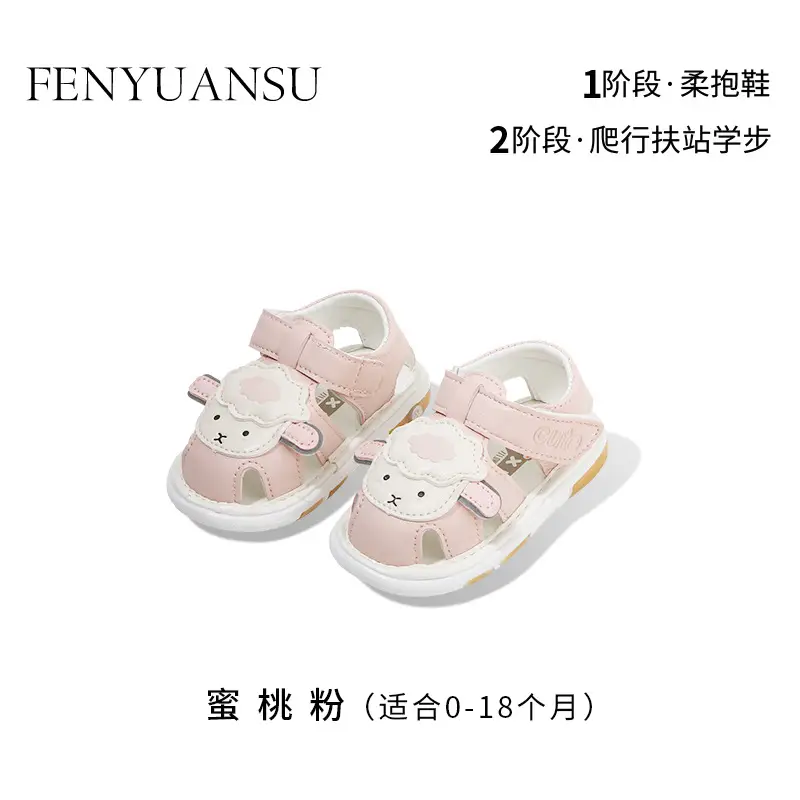Summer Baby Toddler Shoes for Women, Breathable Baby Sandals, Non-Slip Soft Sole Screaming Shoes, 0 to 1 Year Old Infant Shoes for Men - Image 2