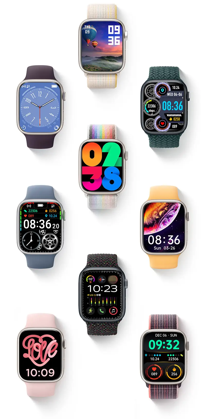 Cross-border S10 smart watch Bluetooth call smart island Alipay NFC blood glucose blood lipid uric acid C900PROMAX — feature 9