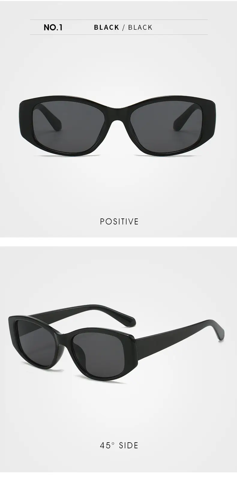 Korean Version Dopamine Blue Square Sunglasses for Women — feature 14